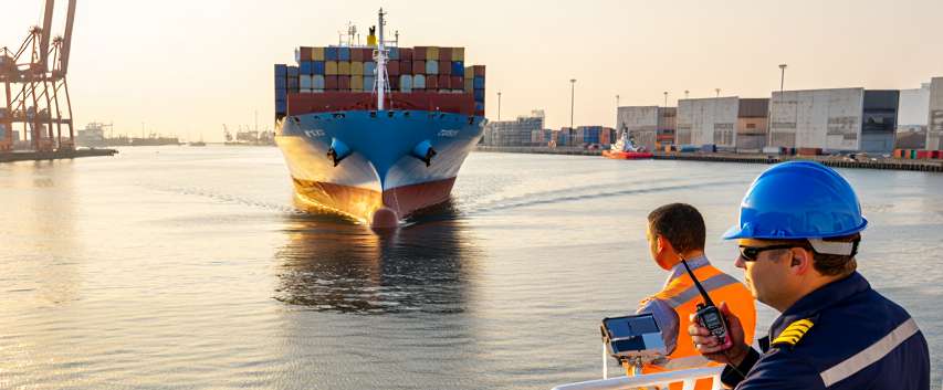 Marine logistics — vessel chartering and cargo handling operations