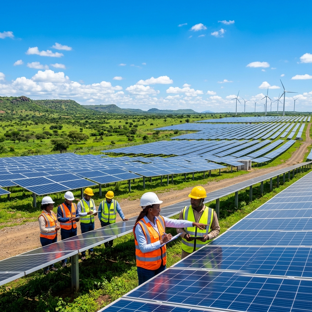 Renewable energy — solar panels and clean power systems